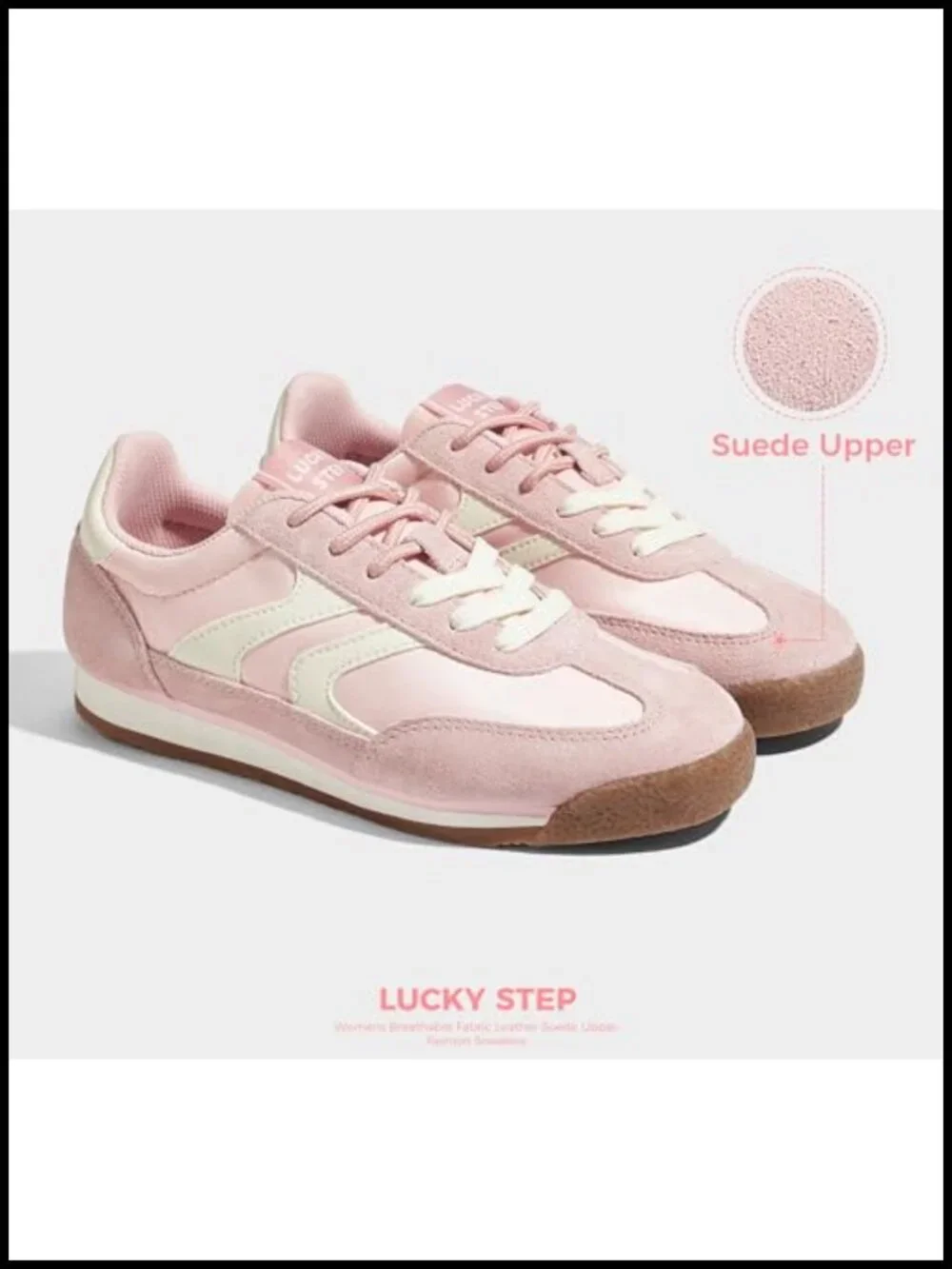 Women's Retro Fashion Sneakers - Non Slip Classic Casual Running Shoes - Trendy